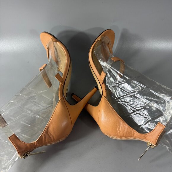 Tamara Mellon Beige Strappy Transparent Strap Detail Heel, Size 37 - Picture 11 of 14